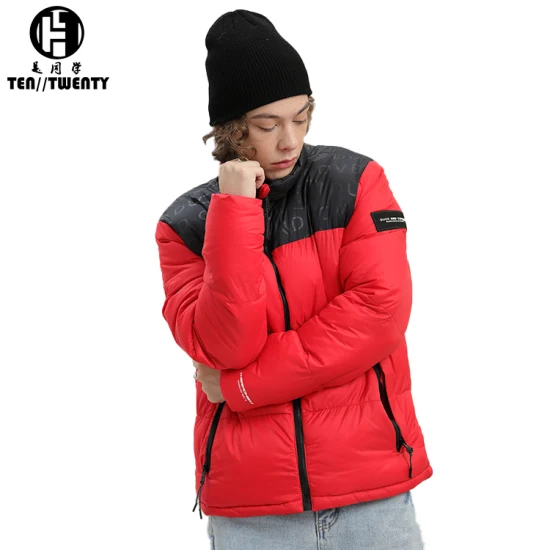 Windproof Nylon Outdoor Winter Bubble Coat Mens Puffer Down Jackets