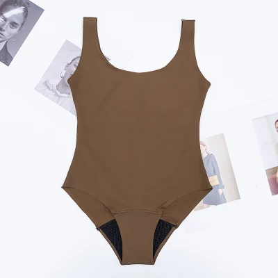 Menstrual Recyle 4 Layers Leak Proof Absorbent Postpartum Period Panties Bodysuit for Women